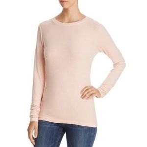 Three Dots Ribbed Long Sleeve Top